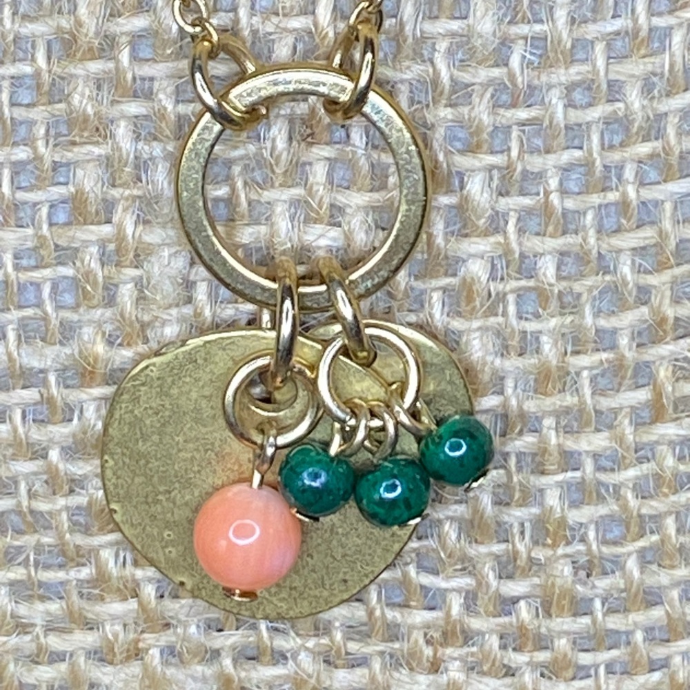 Unbranded Gold Chain Boho 4 Charm Necklace - Picture 2 of 4